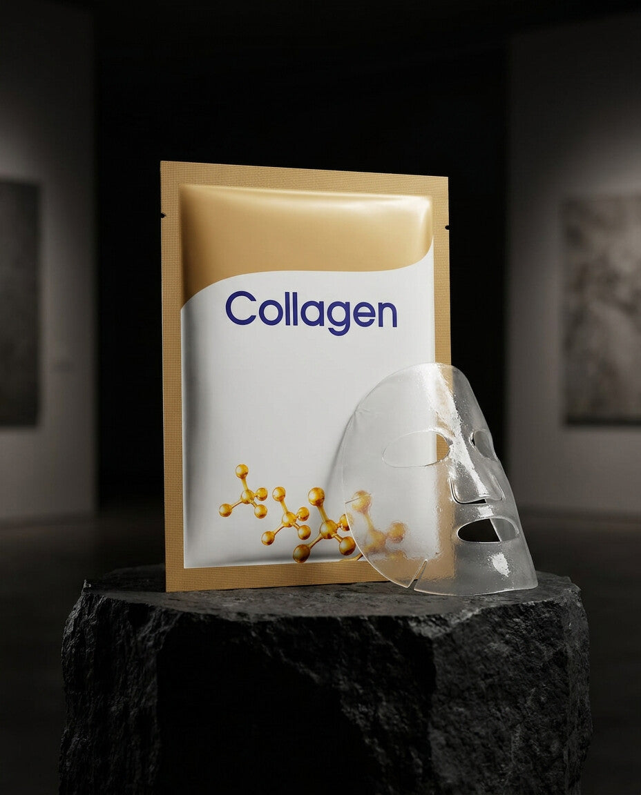 Collagen sachet and hydrogel sheet